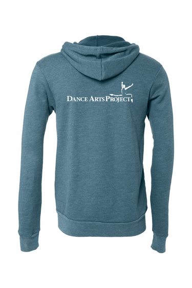 DANCE ARTS PROJECT ADULT SPONGE FLEECE ZIP HOODIE