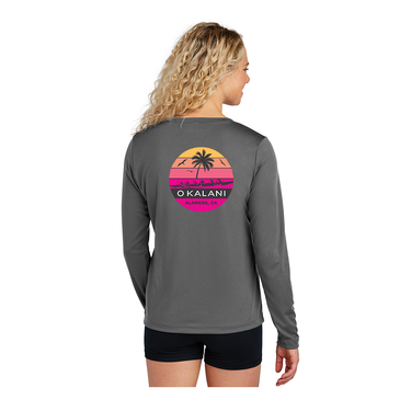 O KALANI WOMENS LONG SLEEVE COMPETITOR TEE