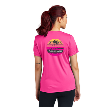 O KALANI WOMENS SHORT SLEEVE COMPETITOR TEE