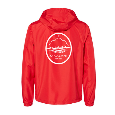 O KALANI UNISEX FULL ZIP WINDBREAKER