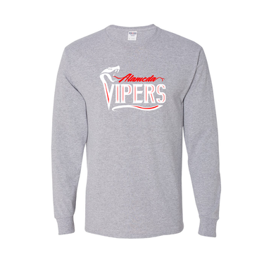 VIPERS ADULT LONG SLEEVE 50/50 BLEND SHIRT NEW IMAGE